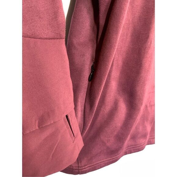 -1. Puma Women's Keep You Dry Cropped Pullover Sweatshirt Hoodie Maroon Size XL - Picture 5 of 11